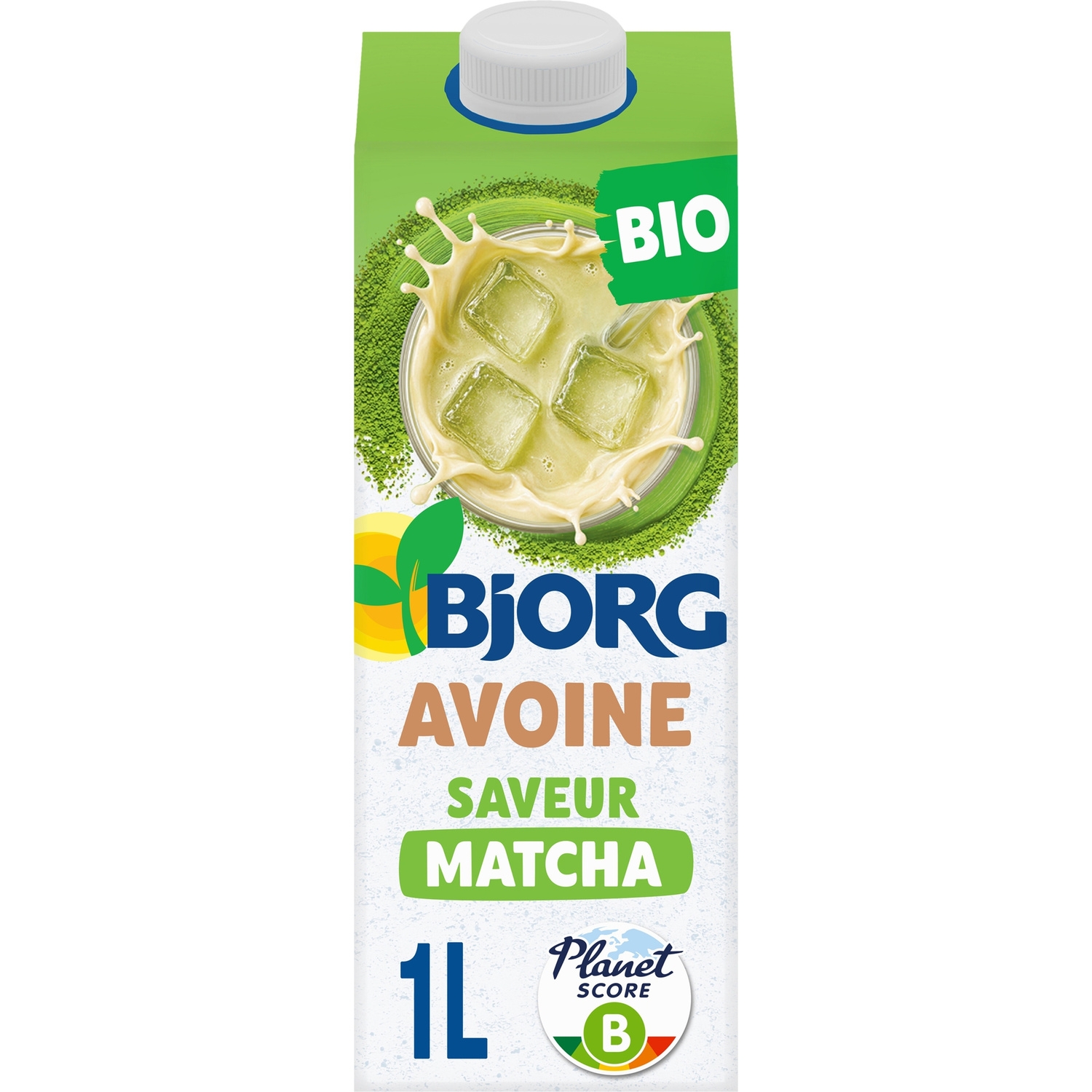 Boisson à l'avoine saveur matcha bio 1 L - BJORG