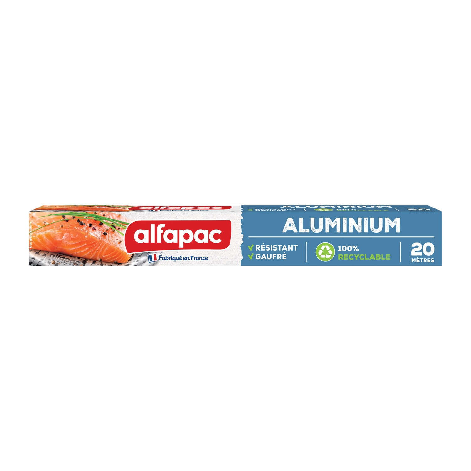 Papier Aluminium Gaufre 20M 188 g - ALFAPAC