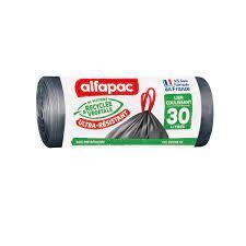 Sac poubelle lien coulissant 30L - ALFAPAC