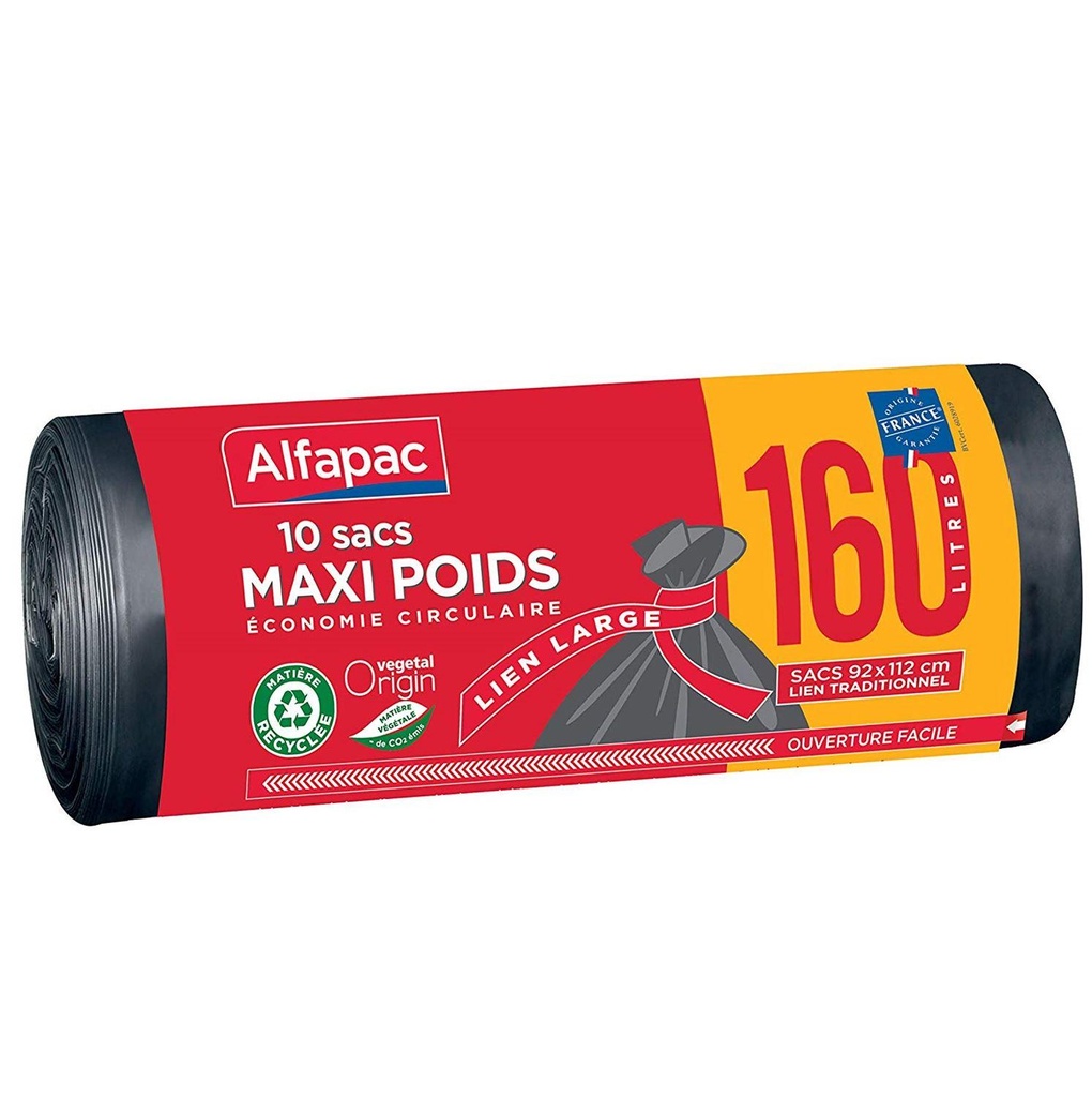 Sac Poubelle 160L - ALFAPAC
