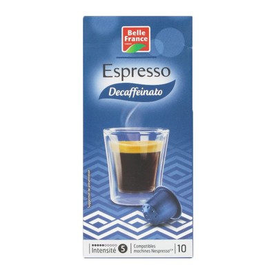 Espresso Decaffeinato Bf X 10 Capsules Alu 52 G - BELLE FRANCE