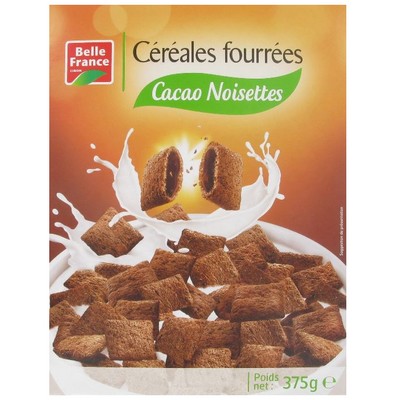 Cereale Fourree Cacao Noisette Bf Etui 375 G - BELLE FRANCE