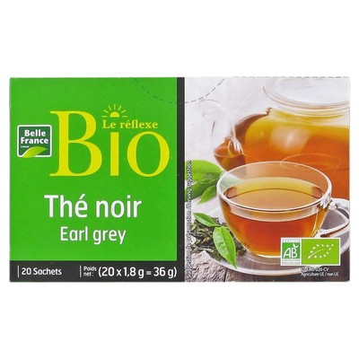 The Earl Grey X 20 Sachets Bio Bf Etui - BELLE FRANCE