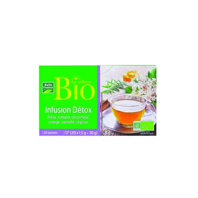 Infusion Detox X 20 Sachets Bio Bf Etui - BELLE FRANCE
