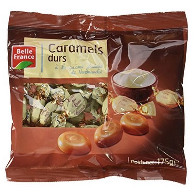 Caramel Dur A La Creme Fraiche Bf Sachet 175 G - BELLE FRANCE