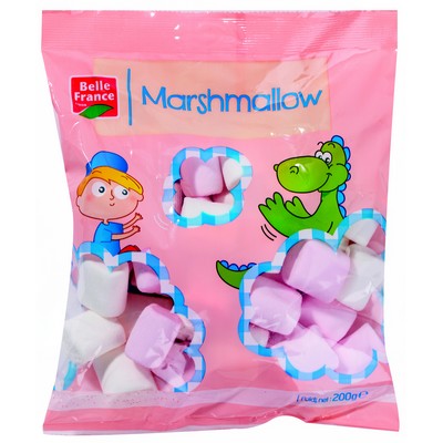 Marshmallow Cubes Arome Vanille Bf Sachet 200 G - BELLE FRANCE