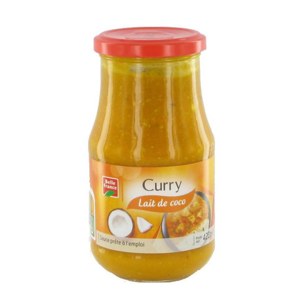 Sauce Curry Aux Legumes Bf Bocal Verre 420 G - BELLE FRANCE