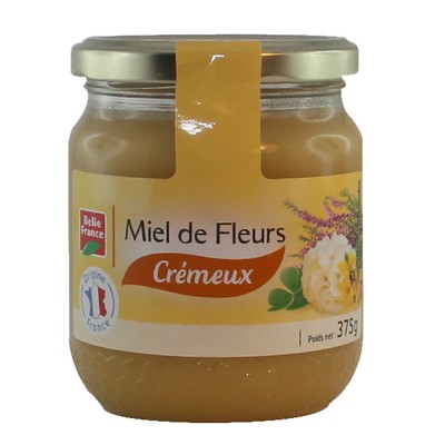 Miel Cremeux De France Bf Bocal 375 G - BELLE FRANCE