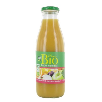 Pur Jus Multivitamines Bio Bf Bouteille Verre 75cl - BELLE FRANCE