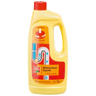 1l Belle France Déboucheur Liquide Canalisations - BELLE FRANCE