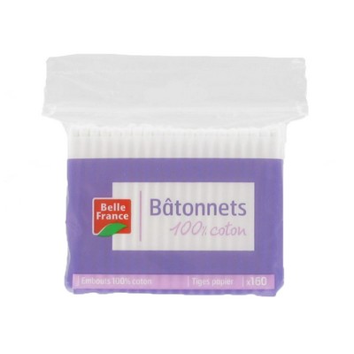 Bâtonnet Hygiène Papier X160 Bf Sachet - BELLE FRANCE