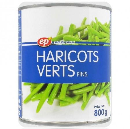 Fine 4/4 800g fine green beans - Ecoprix
