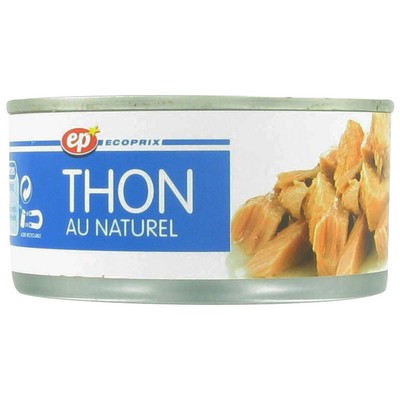 Whole natural tuna 130g - Ecoprix