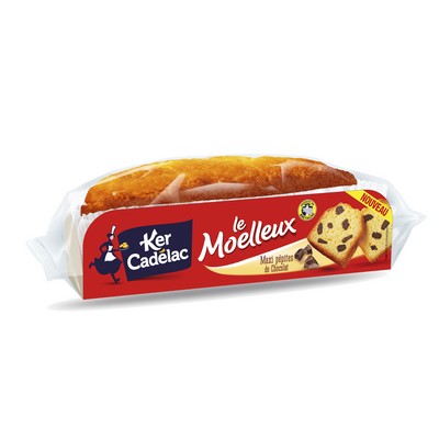 Gâteau Le Moelleux maxi pépites de chocolat 350 g - KER CADELAC