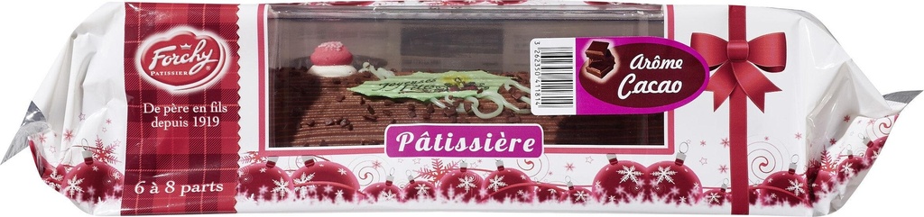 Bûche Pâtissière Chocolat - FORCHY