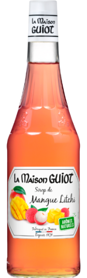 70cl Sirop Mangue Litchi Guiot