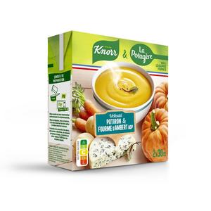 Velouté potiron et fourme d'Ambert 2 x 30 cl - KNORR