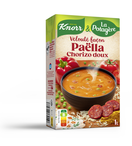 Soupe Velouté Façon Paëlla Chorizo Doux 1L - KNORR