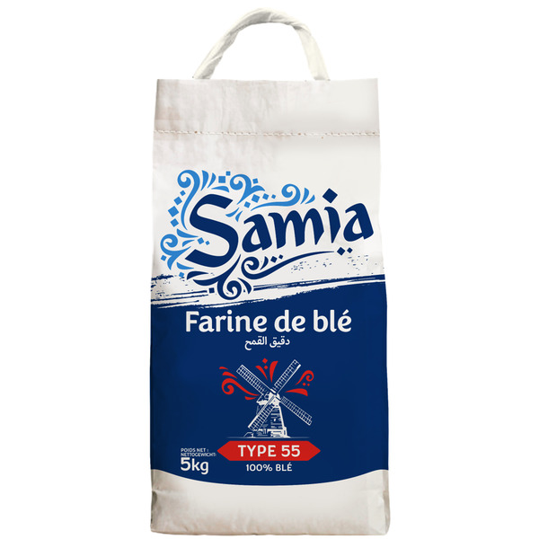 Farine De Blé T55 5kg - SAMIA