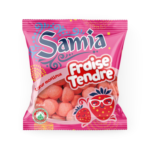 Bonbon Fraise Tend 90g  Pav - SAMIA