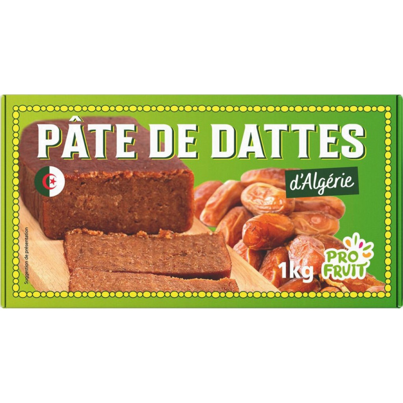 Pâte De Dattes D'algerie (carton) 1 Kg - PROFRUIT