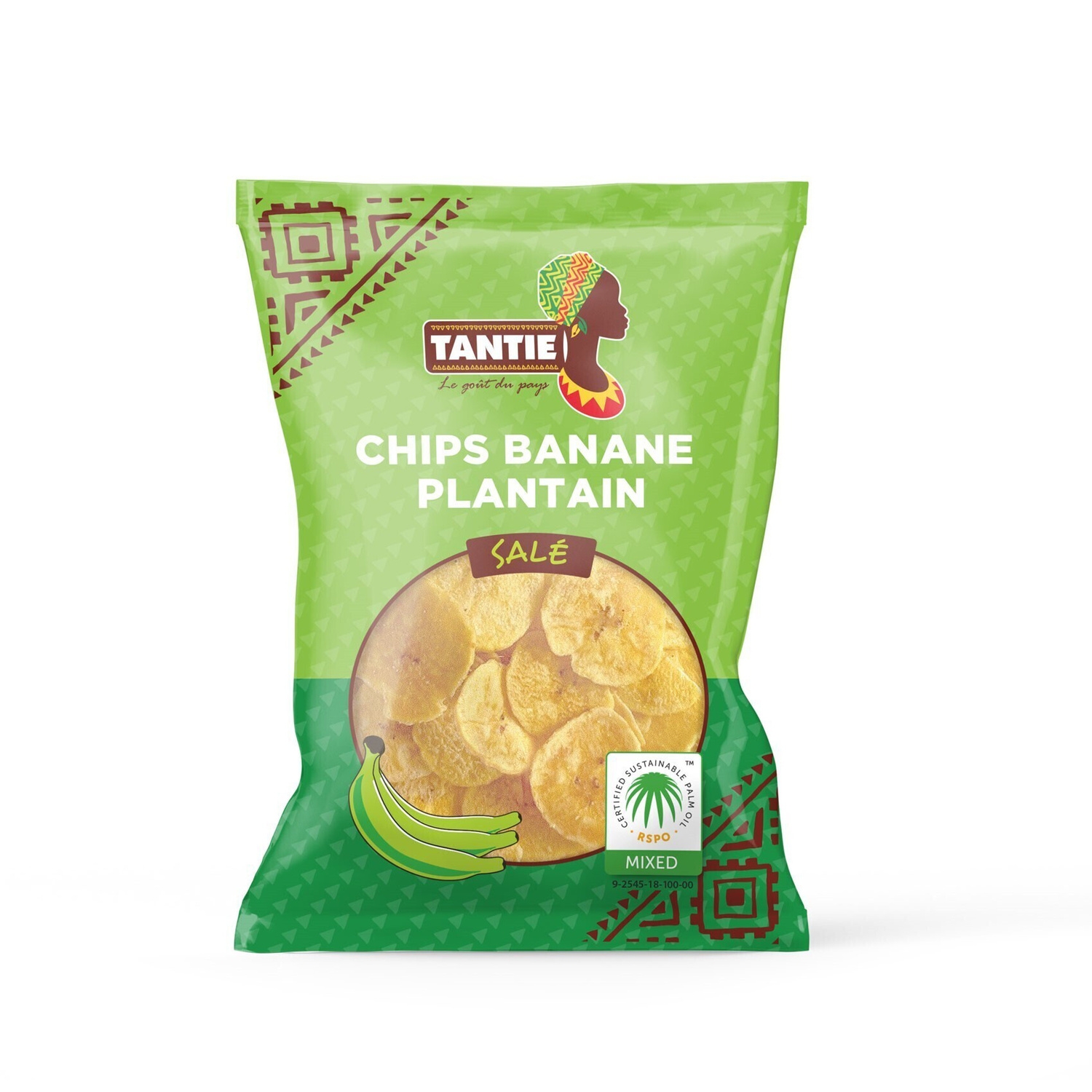 Chips Banane Salees 85g - Tantie