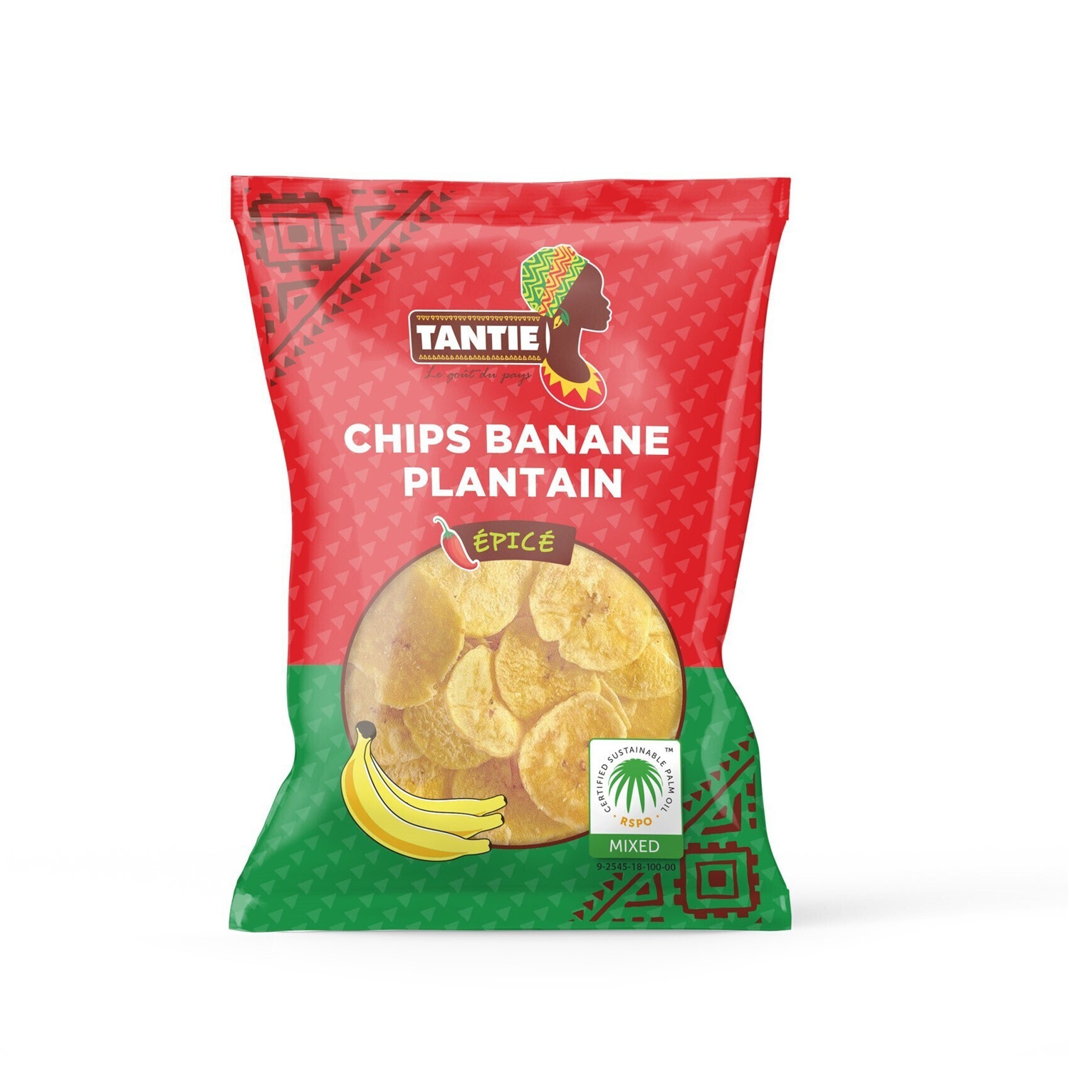 Chips Banane Epicee 85g - Tantie