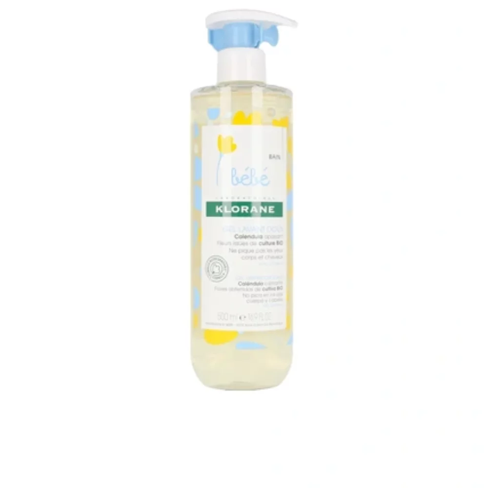 Bébé Gel lavant doux corps et cheveux au calendula 500 ml - KLORANE