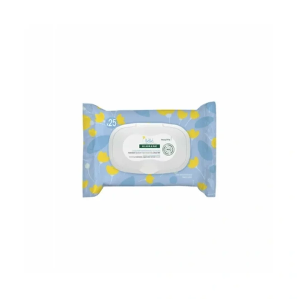 Bébé Lingettes nettoyantes douces x25 - KLORANE