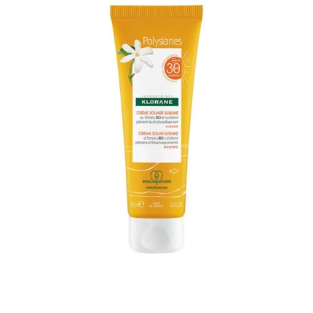 Polysianes Crème solaire sublime visage SPF 30 - 50 ml - KLORANE
