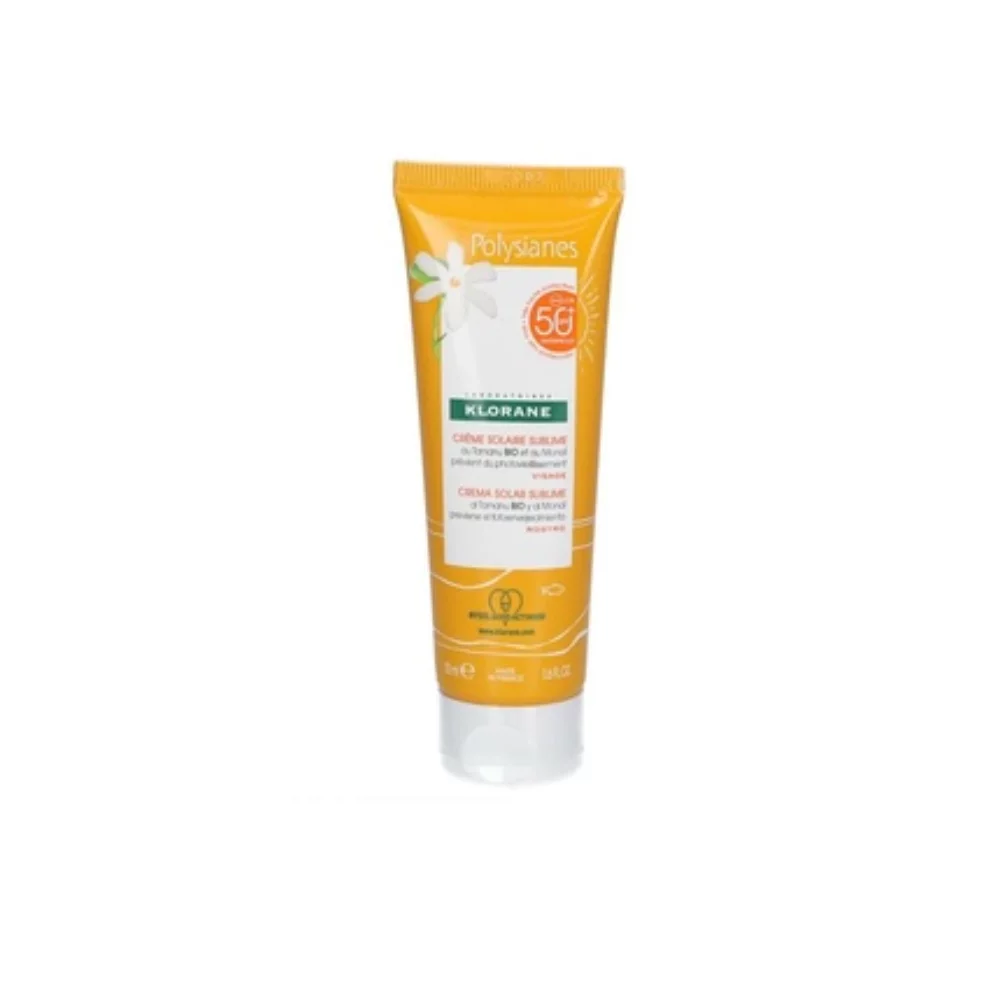 Polysianes Crème solaire sublime visage SPF 50 - 50 ml - KLORANE