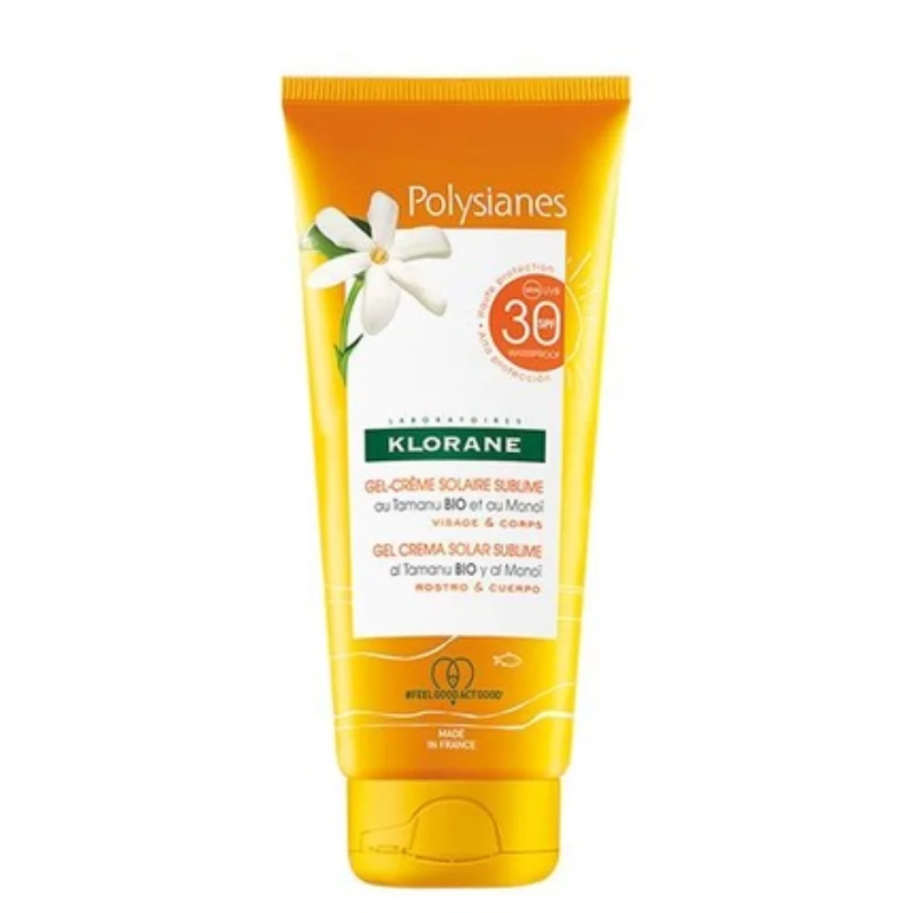 Polysianes Gel-crème solaire sublime SPF 30 - 200 ml - KLORANE
