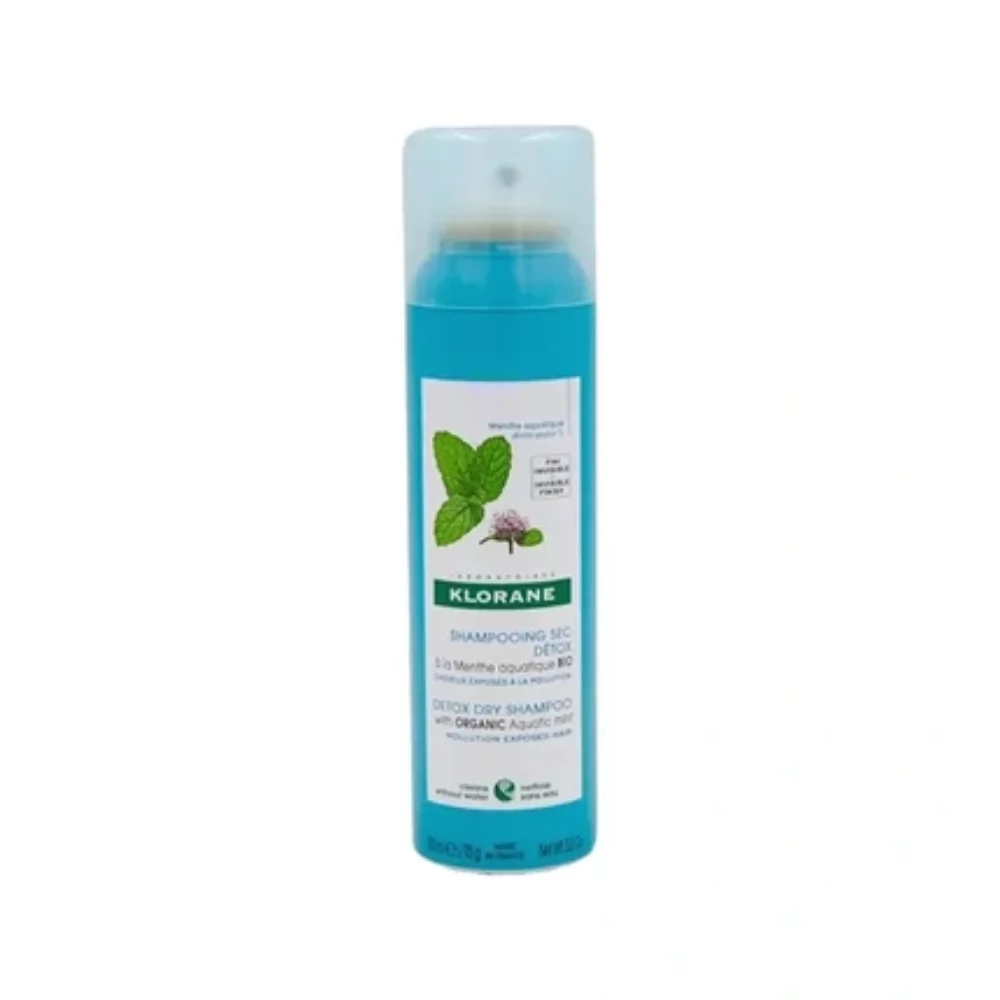 DẦU GỘI KHÔ DETOX VỚI BẠC HẢI THỦY SẢN HỮU CƠ (xịt) 150ML - KLORANE