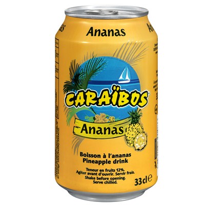 Boisson à l'ananas 33 cl - CARAIBOS