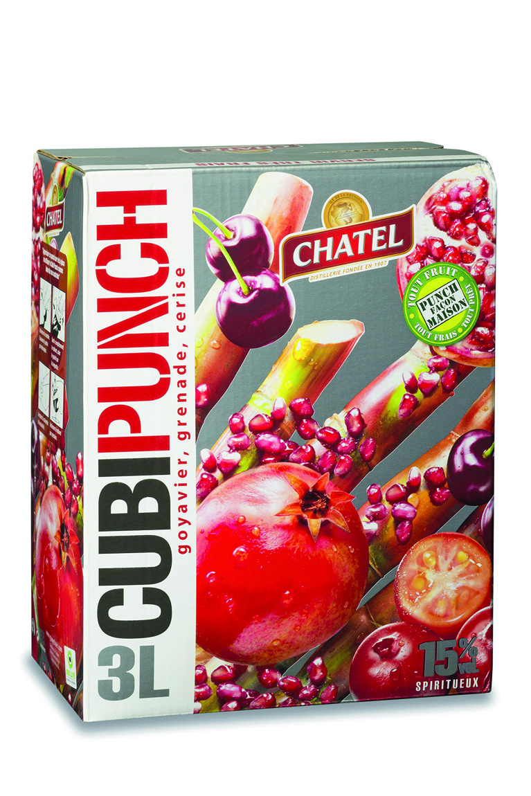 Punch Goyavier Grenade Cerise Chatel 15 1 X 3 L Bib - CHATEL