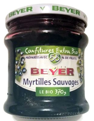 Confiture Myrtilles sauvages Bio