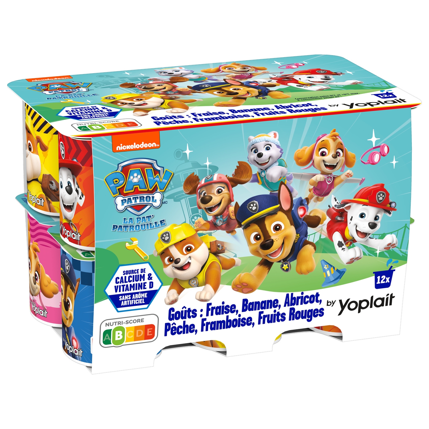 Yaourts aux fruits Pat' Patrouille 12 x 50 g - YOPLAIT