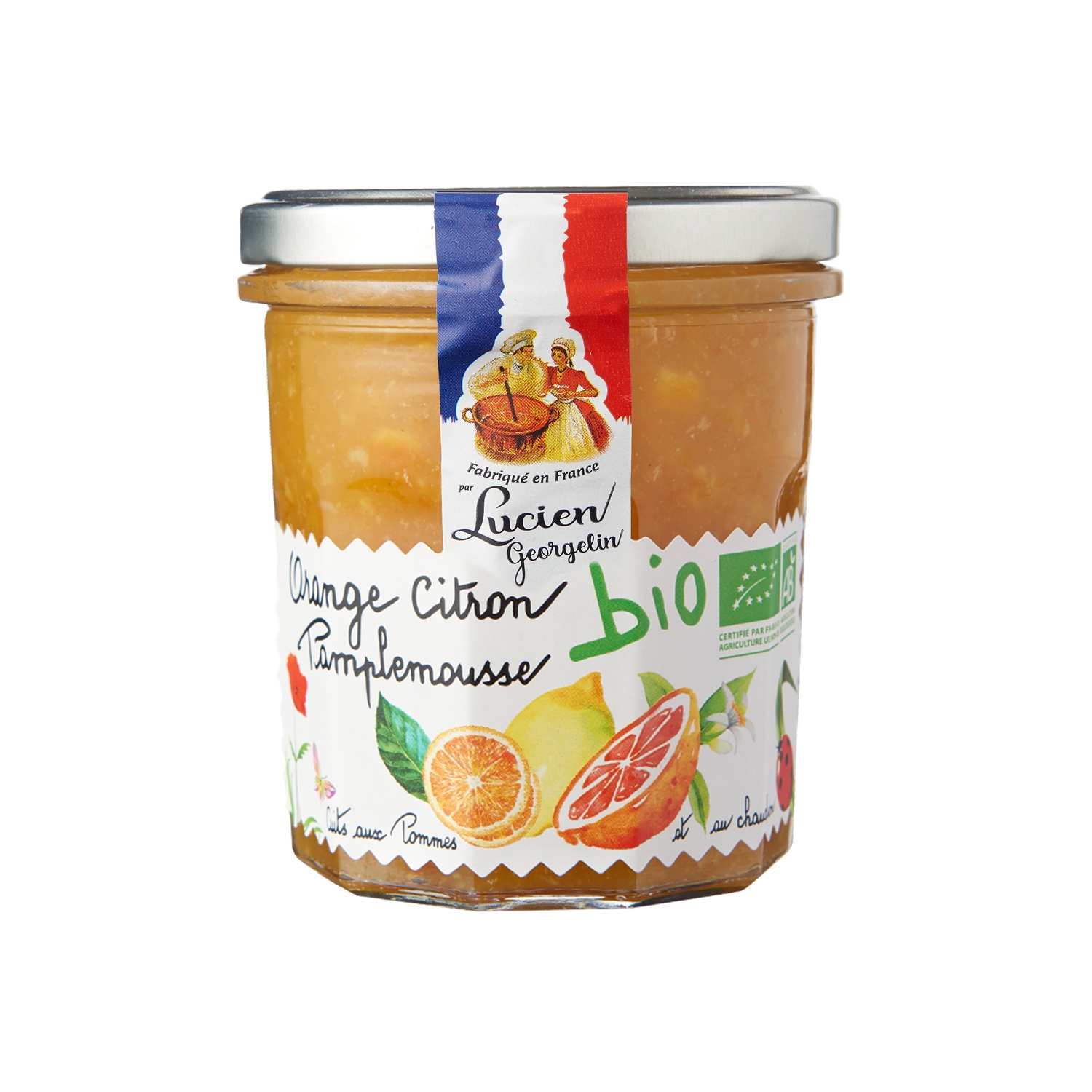 Arancia Limone Pompelmo Biologico 320g - LUCIEN GEORGELIN