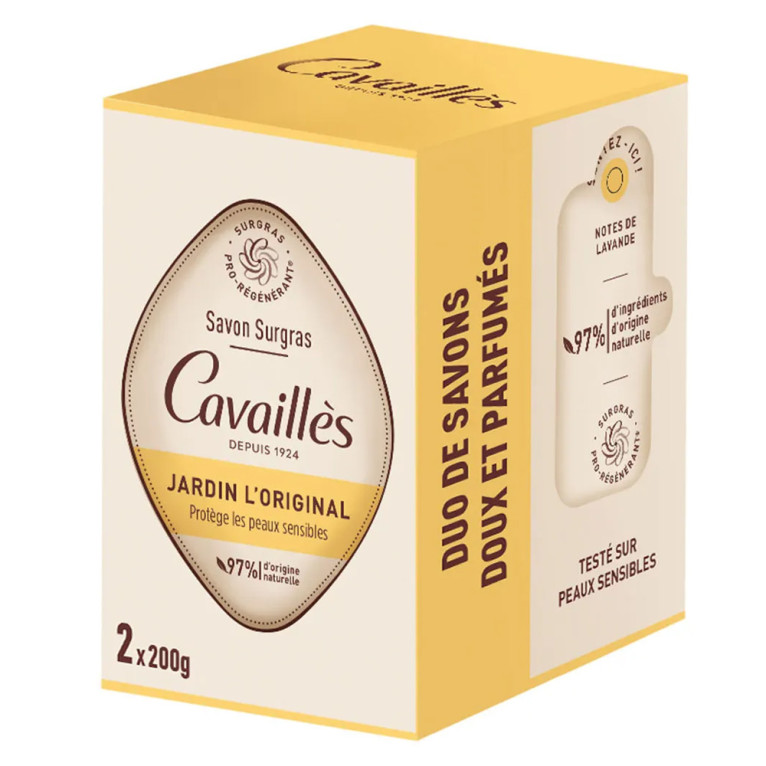 SAVON SURGRAS JARDIN L'ORIGINAL 2x200g