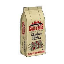 Charbon de bois 20 L - GRILL'O'BOIS