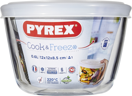 Plat Rond Couv 0 6l Pyrex Cook