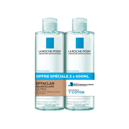 Lot*2 Effaclar Eau Micellaire 400ml