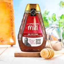 Flower honey, dispensing bottle 250 g - LES COMPAGNONS DU MIEL