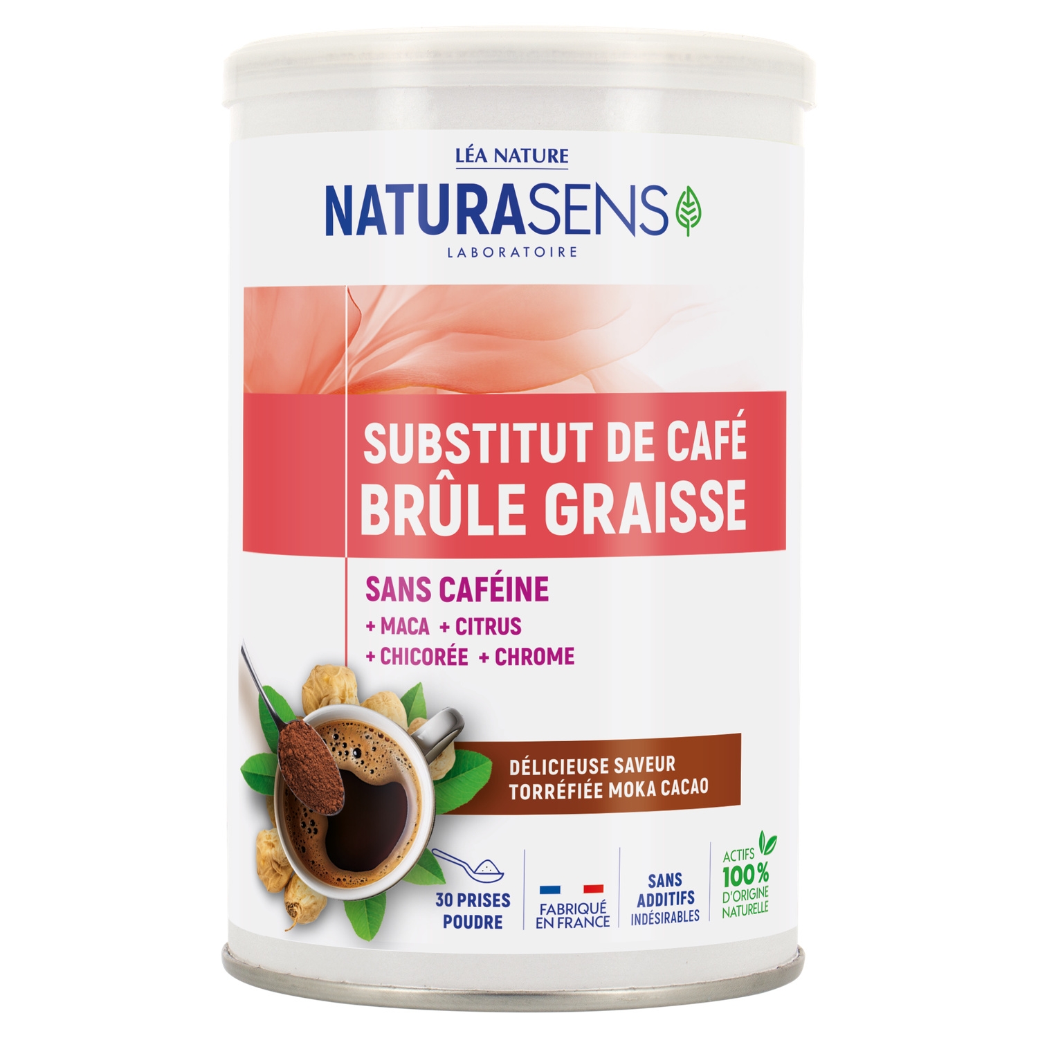 Substitut de café sans caféine brûle-graisse 90 g - NATURASENS