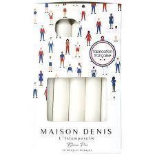 Bougies Droites Blanc Devineau 16 Cm Ø 1,9 Cm Lot De 10 x10 - DEVINEAU