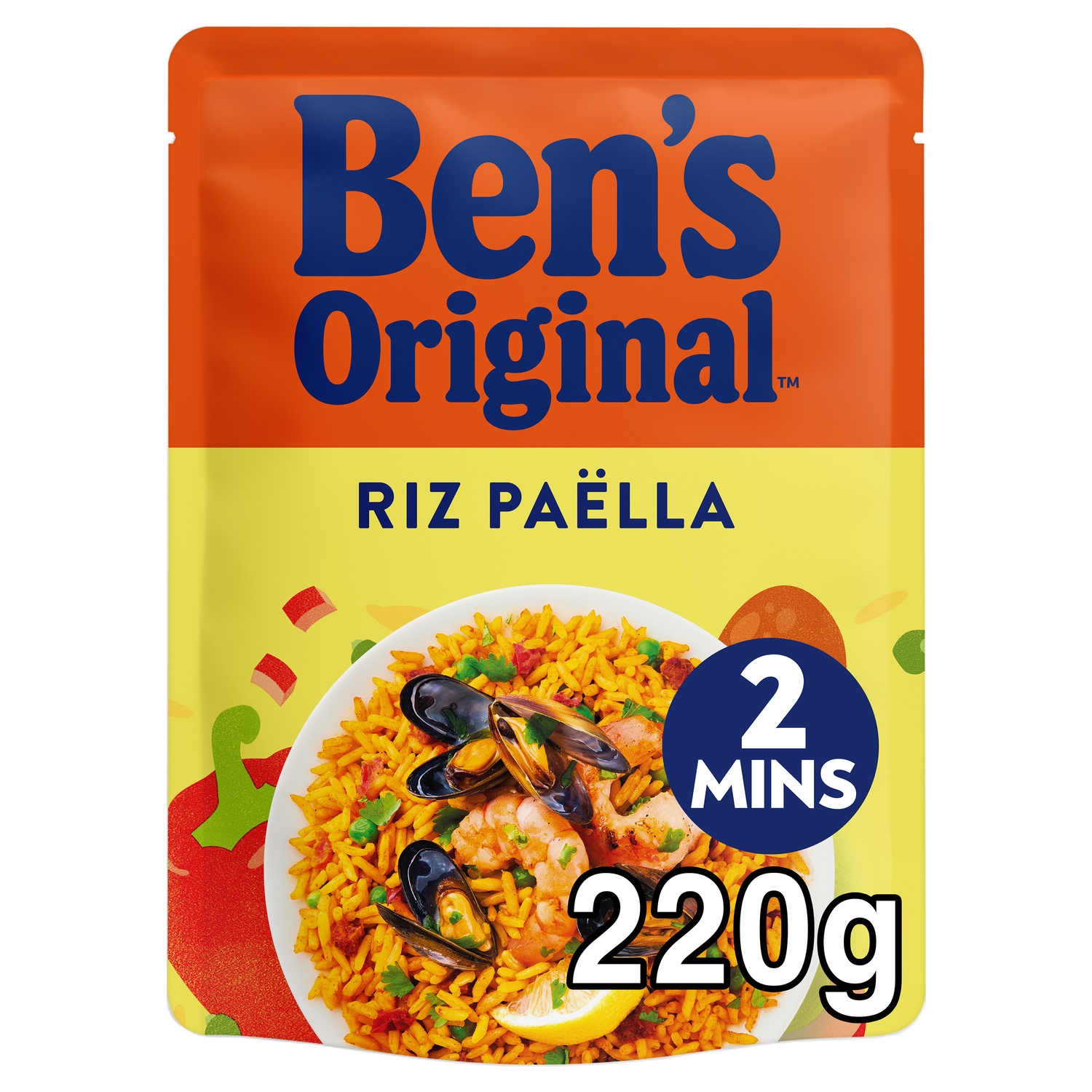 Riz express façon paëlla 220 g - BEN'S ORIGINAL
