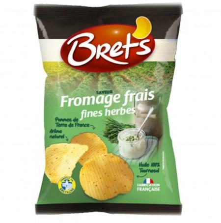 Chips saveur fromage frais et fines herbes 125 g - BRETS