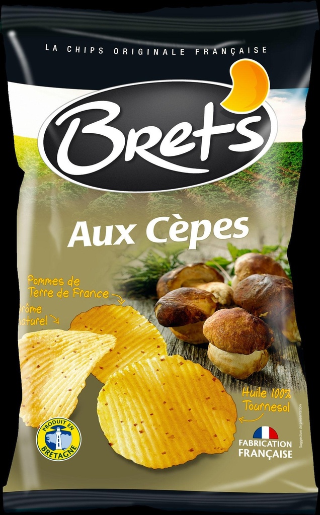 Chips aux cèpes 125 g - BRETS