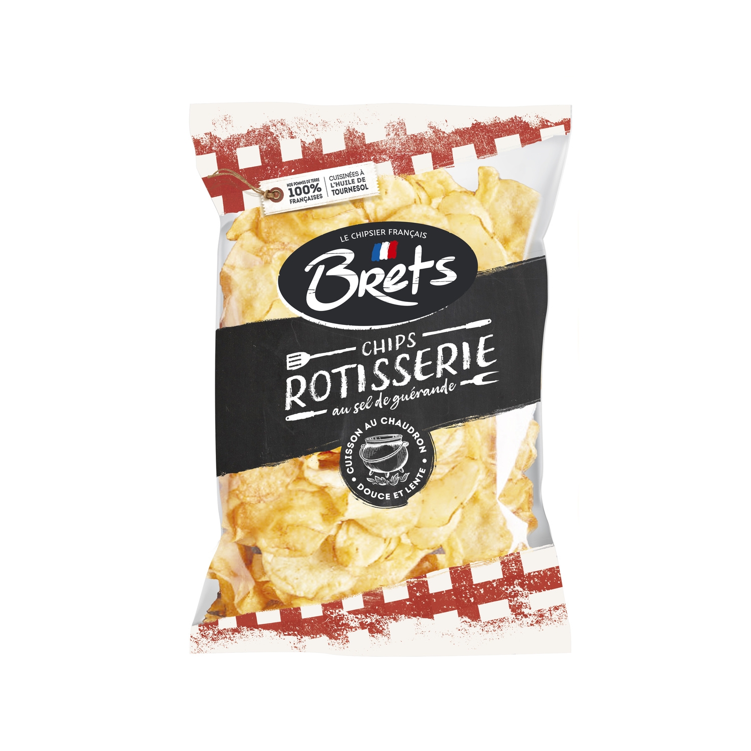 Chips rôtisserie au sel de Guérande 120 g - BRETS