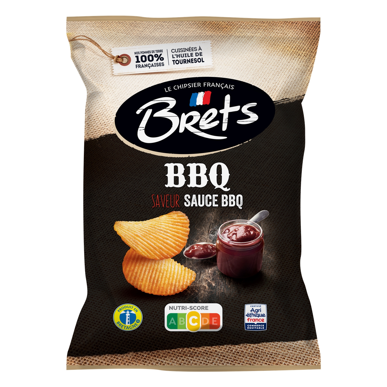 Chips saveur sauce barbecue 125 g - BRETS